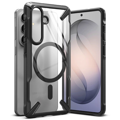 MagSafe hoesje voor Samsung Galaxy S26, Ringke, Fusion X, Zwart