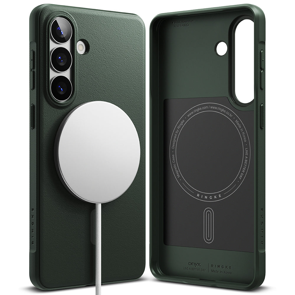 MagSafe hoes voor Samsung Galaxy S26, Ringke, Onyx, Donkergroen
