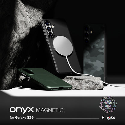 MagSafe hoes voor Samsung Galaxy S26, Ringke, Onyx, Donkergroen