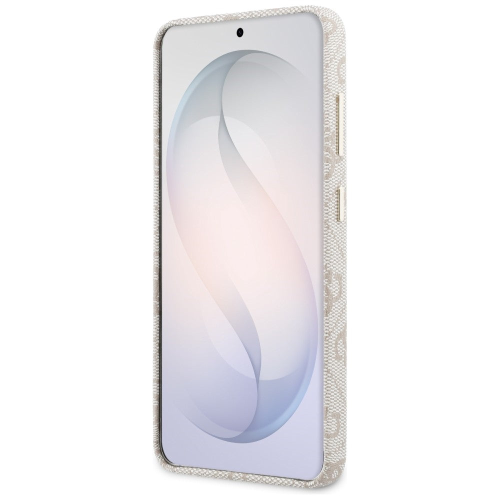 MagSafe hoesje voor Samsung Galaxy S26 S942, Guess, Rhinestone Round Logo, Roze