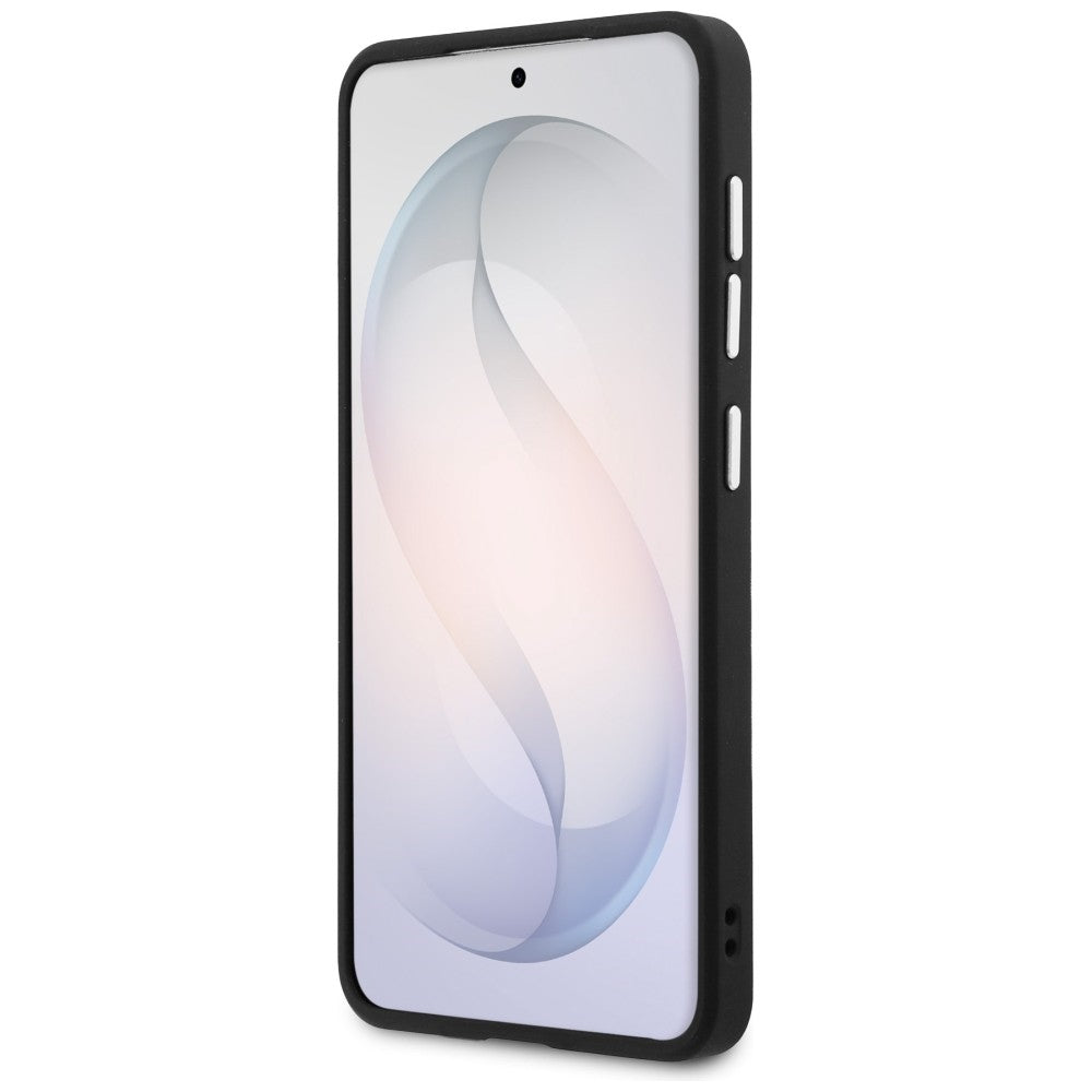 MagSafe hoes voor Samsung Galaxy S26 S942, Karl Lagerfeld, Initial Logo Debossed, Zwart