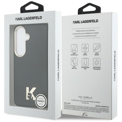 MagSafe Case for Samsung Galaxy S26 S942, Karl Lagerfeld, Karl Head Logo, Black