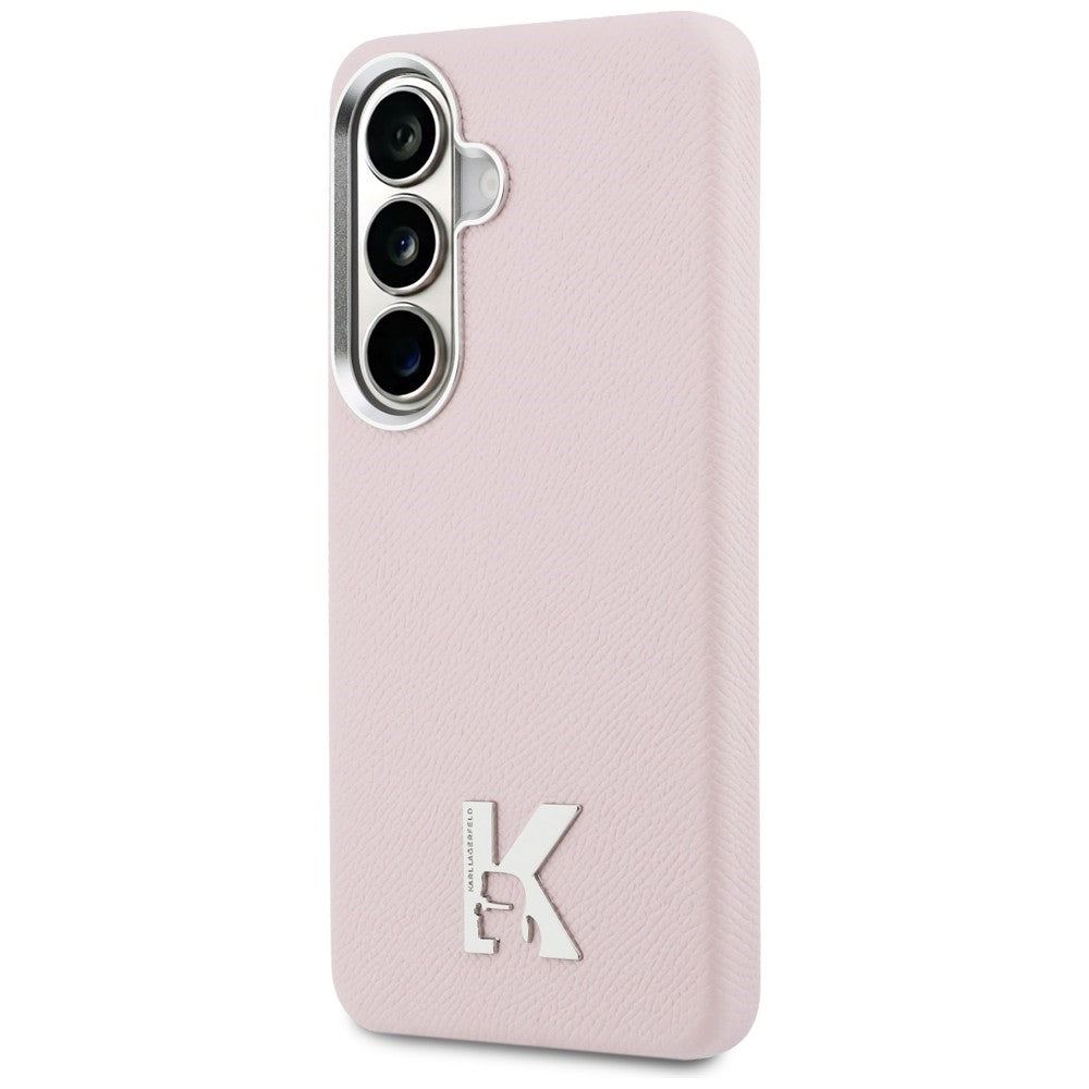 MagSafe hoes voor Samsung Galaxy S26 S942, Karl Lagerfeld, Karl Head Logo, Roze