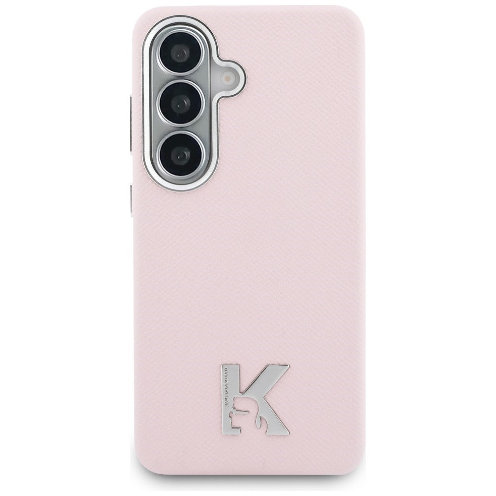 MagSafe hoes voor Samsung Galaxy S26 S942, Karl Lagerfeld, Karl Head Logo, Roze