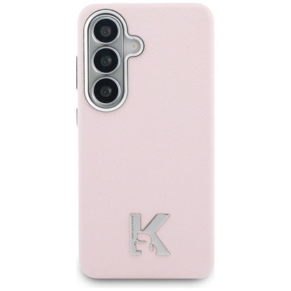 MagSafe hoes voor Samsung Galaxy S26 S942, Karl Lagerfeld, Karl Head Logo, Roze
