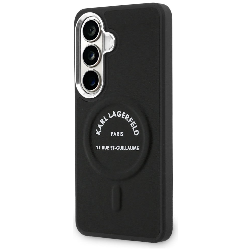 MagSafe hoes voor Samsung Galaxy S26 S942, Karl Lagerfeld, Karl RSG Logo, Zwart