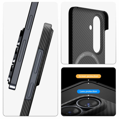 MagSafe-hoes voor Samsung Galaxy S26 S942, Spigen, Air Skin, Zwart ACS11059