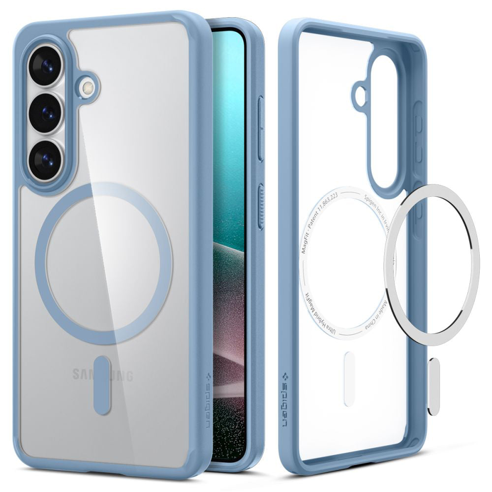 MagSafe Case for Samsung Galaxy S26 S942, Spigen, Ultra Hybrid, Blue ACS11219