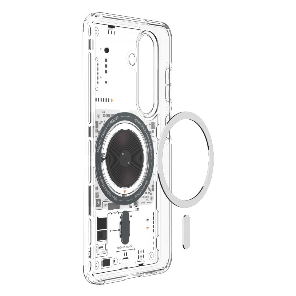 MagSafe hoesje voor Samsung Galaxy S26 S942, Spigen, Ultra Hybrid Neo One, Transparant ACS11218