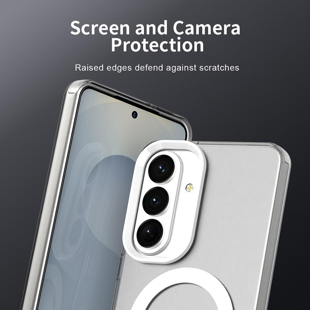 MagSafe hoesje voor Samsung Galaxy S26, Techsuit, CandyCase, Wit