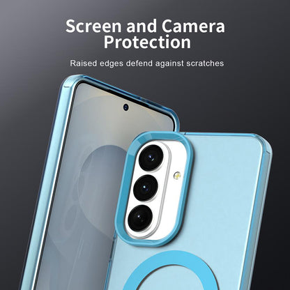 MagSafe hoesje voor Samsung Galaxy S26, Techsuit, CandyCase, Blauw