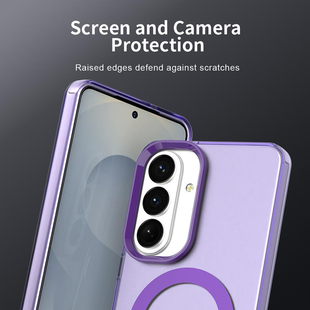 MagSafe hoesje voor Samsung Galaxy S26, Techsuit, CandyCase, Paars