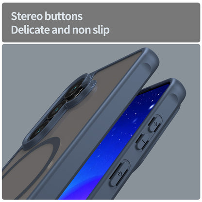 MagSafe Case for Samsung Galaxy S26 S942, Techsuit, HaloFrost II, Navy Blue