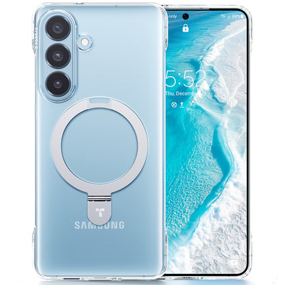 MagSafe hoesje voor Samsung Galaxy S26, Torras, Ostand Slim, Transparant