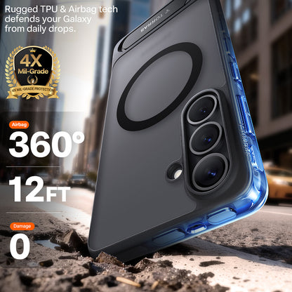 MagSafe Case for Samsung Galaxy S26, Torras, Pstand, Black