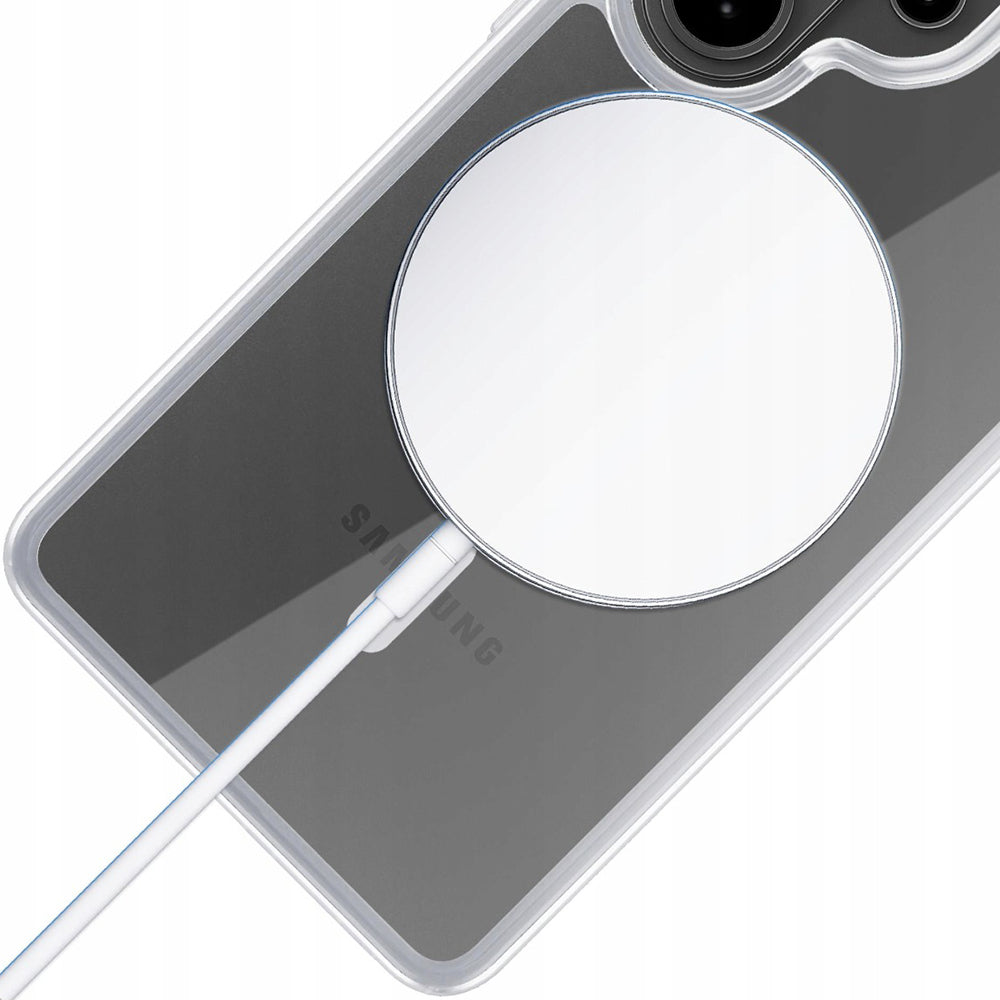 MagSafe Case for Samsung Galaxy S26 Ultra, 3MK, Armor MagCase, Transparent