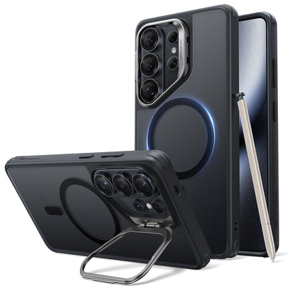 MagSafe hoes voor Samsung Galaxy S26 Ultra, ESR, Classic Hybrid Kickstand, Satijnzwart