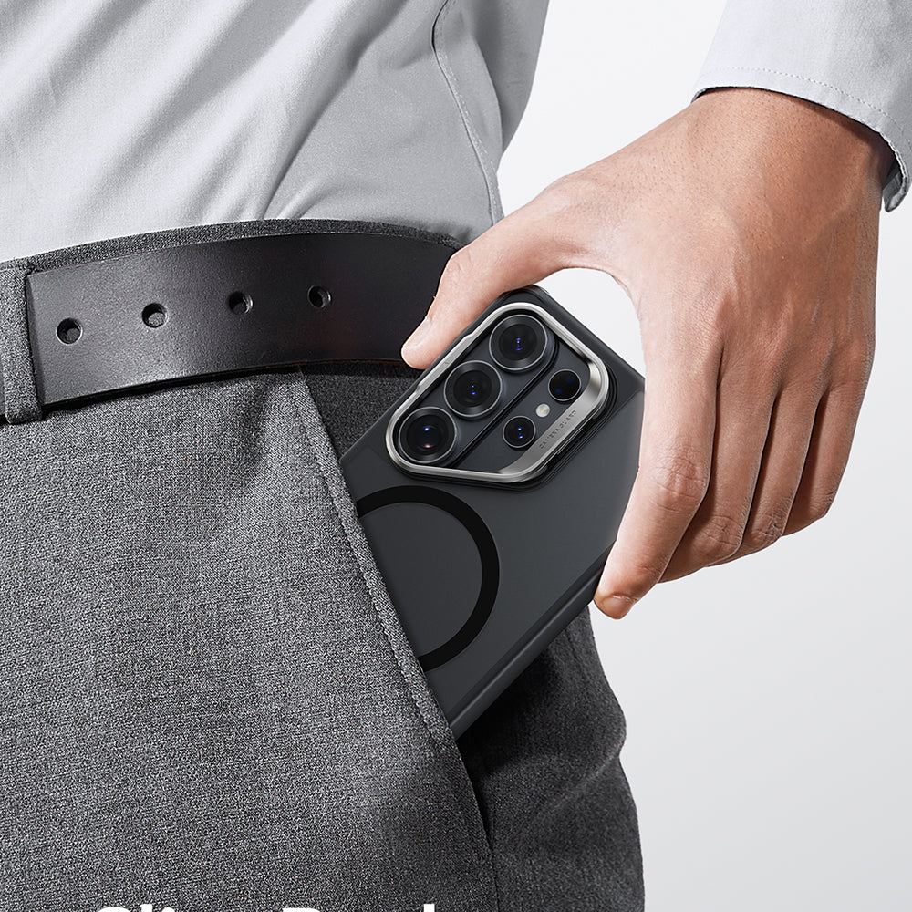 MagSafe hoes voor Samsung Galaxy S26 Ultra, ESR, Classic Hybrid Kickstand, Satijnzwart