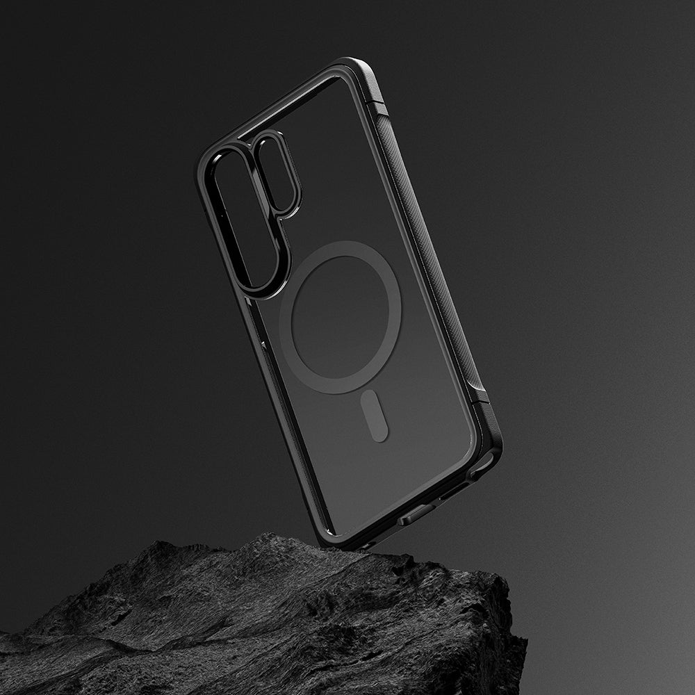 MagSafe hoes voor Samsung Galaxy S26 Ultra, Ringke, Fusion Bold, Zwart