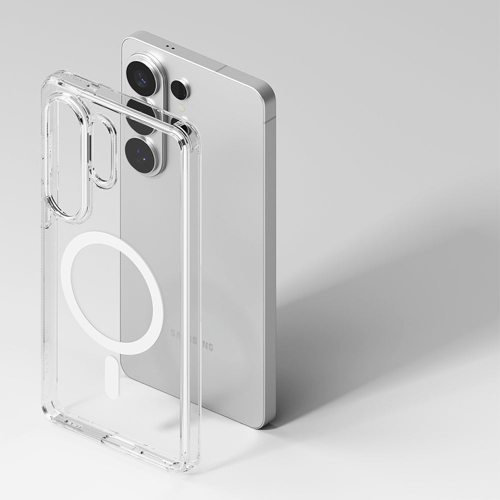 MagSafe hoesje voor Samsung Galaxy S26 Ultra, Ringke, Fusion, Transparant
