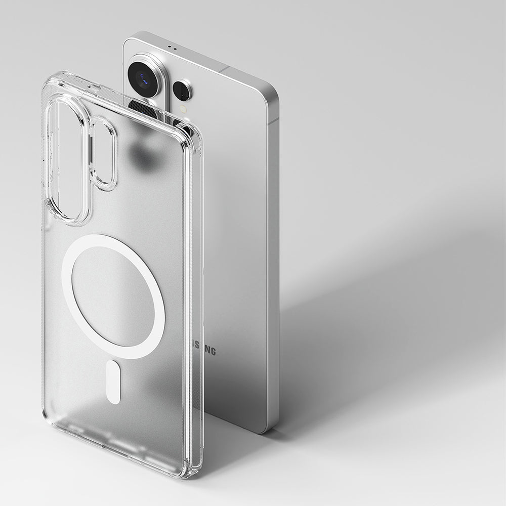 MagSafe hoesje voor Samsung Galaxy S26 Ultra, Ringke, Fusion, Mat Transparant