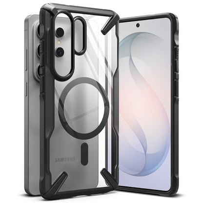 MagSafe hoesje voor Samsung Galaxy S26 Ultra, Ringke, Fusion X, Zwart
