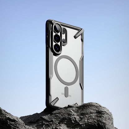 MagSafe hoesje voor Samsung Galaxy S26 Ultra, Ringke, Fusion X, Zwart