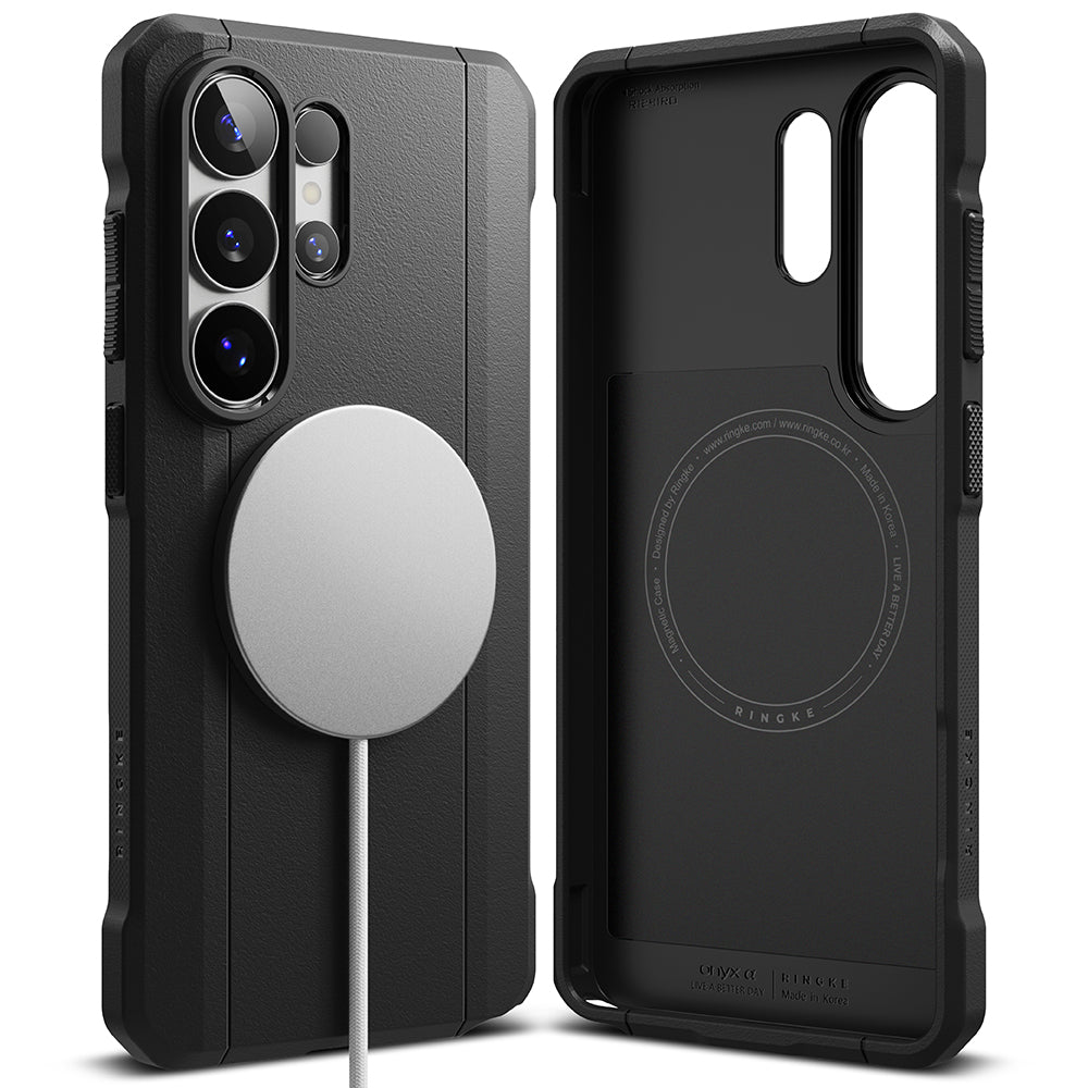 MagSafe hoesje voor Samsung Galaxy S26 Ultra, Ringke, Onyx Alpha, Zwart