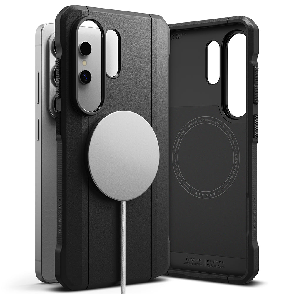 MagSafe hoesje voor Samsung Galaxy S26 Ultra, Ringke, Onyx Alpha, Zwart