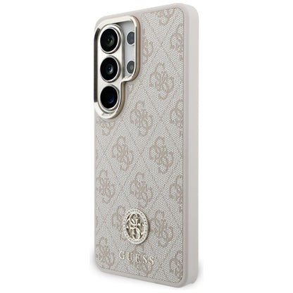 MagSafe hoesje voor Samsung Galaxy S26 Ultra S948, GUESS, 4G Big Rhinestone Triangle Strap, Roze