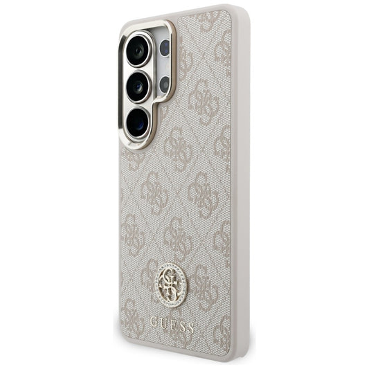 MagSafe hoesje voor Samsung Galaxy S26 Ultra S948, GUESS, 4G Big Rhinestone Triangle Strap, Roze