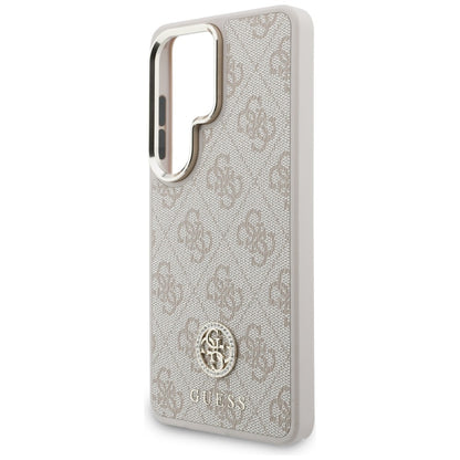 MagSafe hoesje voor Samsung Galaxy S26 Ultra S948, GUESS, 4G Big Rhinestone Triangle Strap, Roze