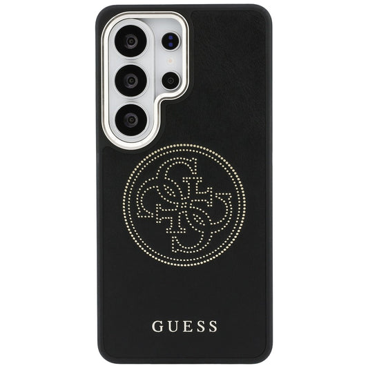 MagSafe hoesje voor Samsung Galaxy S26 Ultra S948, Guess, Geperforeerd Logo, Zwart