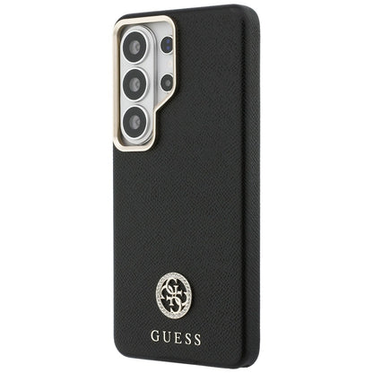 MagSafe hoes voor Samsung Galaxy S26 Ultra S948, Guess, Rhinestone Round Logo, Zwart