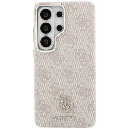 MagSafe hoesje voor Samsung Galaxy S26 Ultra S948, Guess, Rhinestone Round Logo, Roze