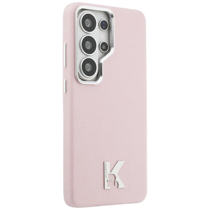 MagSafe Case for Samsung Galaxy S26 Ultra S948, Karl Lagerfeld, Karl Head Logo, Pink