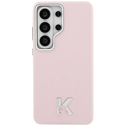MagSafe Case for Samsung Galaxy S26 Ultra S948, Karl Lagerfeld, Karl Head Logo, Pink
