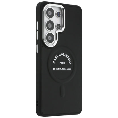 MagSafe hoes voor Samsung Galaxy S26 Ultra S948, Karl Lagerfeld, Karl RSG Logo, Zwart