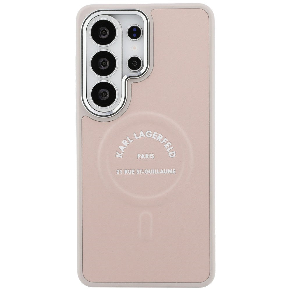 MagSafe hoesje voor Samsung Galaxy S26 Ultra S948, Karl Lagerfeld, Karl RSG Logo, Roze