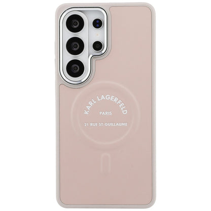 MagSafe hoesje voor Samsung Galaxy S26 Ultra S948, Karl Lagerfeld, Karl RSG Logo, Roze