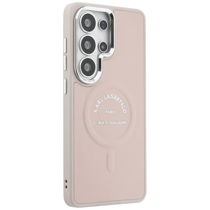 MagSafe hoesje voor Samsung Galaxy S26 Ultra S948, Karl Lagerfeld, Karl RSG Logo, Roze