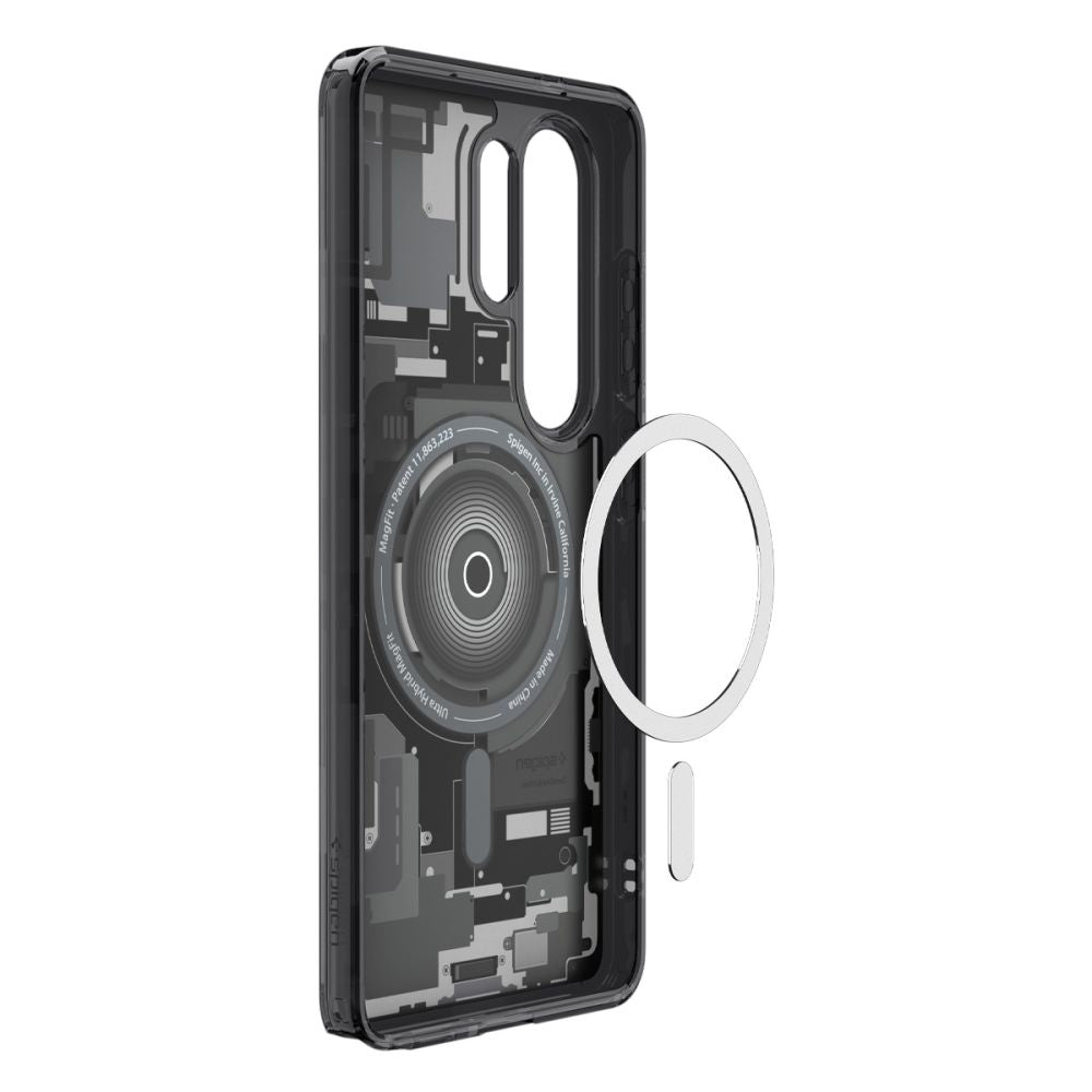 MagSafe hoesje voor Samsung Galaxy S26 Ultra S948, Spigen, Ultra Hybrid Zero One, Zwart ACS10682
