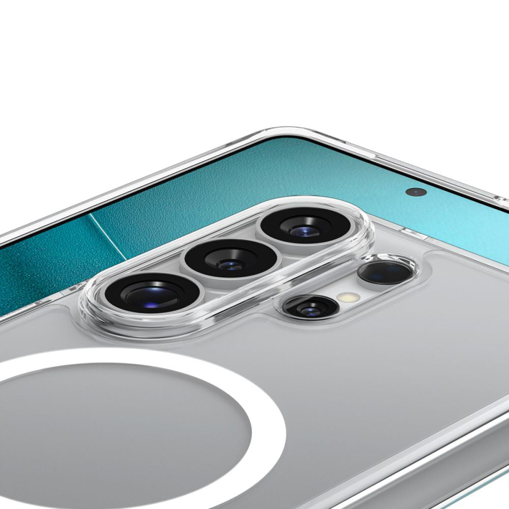 MagSafe hoesje voor Samsung Galaxy S26 Ultra S948, Spigen, Ultra Hybrid, Transparant Wit ACS10679