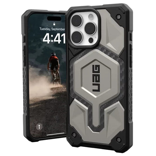 MagSafe-hoesje voor Samsung Galaxy S26 Ultra S948, Urban Armor Gear, Monarch Pro Carbon, grijs