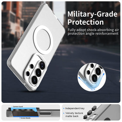 MagSafe-hoes voor Samsung Galaxy S26 Ultra S948, Techsuit, CandyCase, Wit