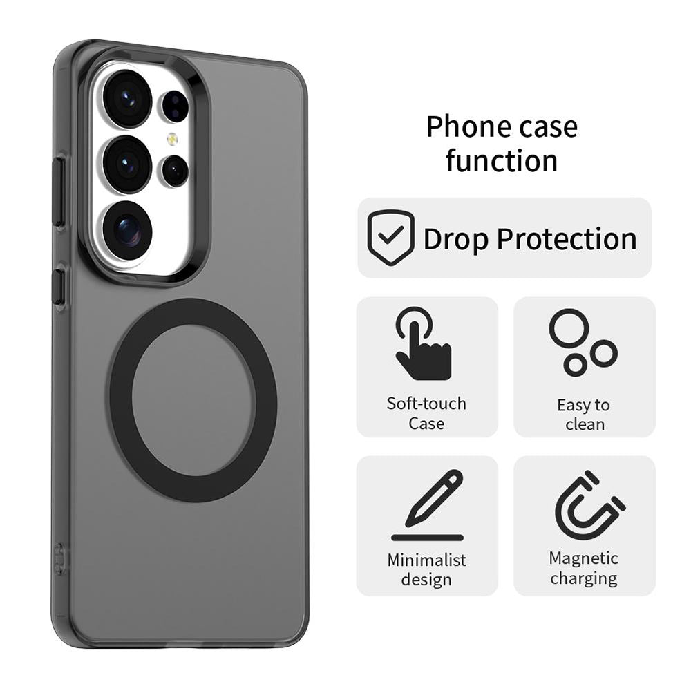 MagSafe hoesje voor Samsung Galaxy S26 Ultra, Techsuit, CandyCase, Zwart