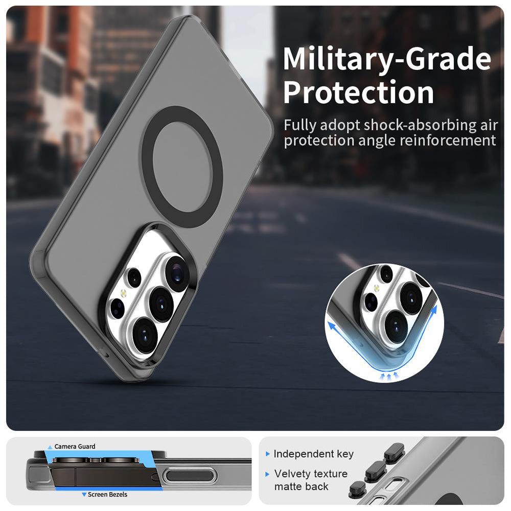 MagSafe hoesje voor Samsung Galaxy S26 Ultra, Techsuit, CandyCase, Zwart