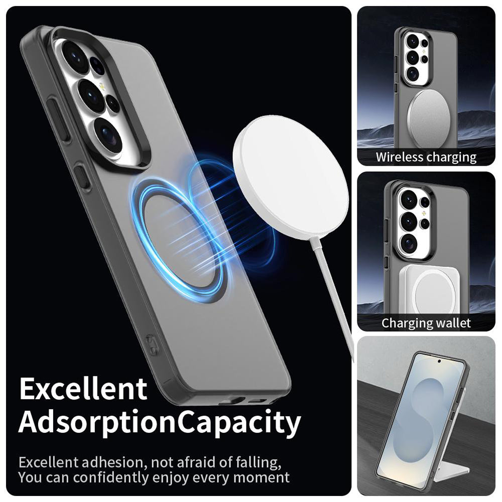 MagSafe hoesje voor Samsung Galaxy S26 Ultra, Techsuit, CandyCase, Zwart