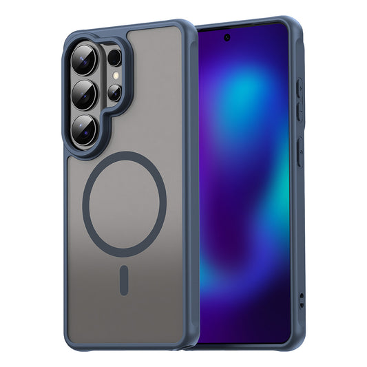 MagSafe hoesje voor Samsung Galaxy S26 Ultra, Techsuit, HaloFrost II, Marineblauw