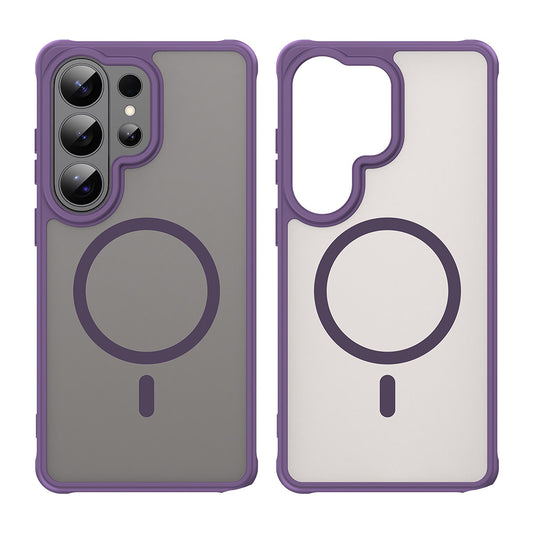 MagSafe hoesje voor Samsung Galaxy S26 Ultra, Techsuit, HaloFrost II, Paars